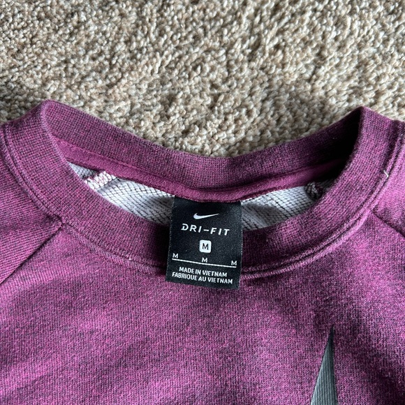 Nike Dri-FIT Maroon Sweatshirt - Picture 2 of 4